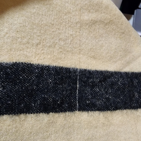 Antique Whitney England Early's Settler Hudson's Bay Stripe 100% Wool Blanket - Picture 9 of 16
